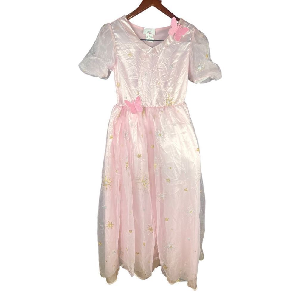 Wizard of Oz Glinda jerry Leigh child’s xl pink princess  good witch Halloween